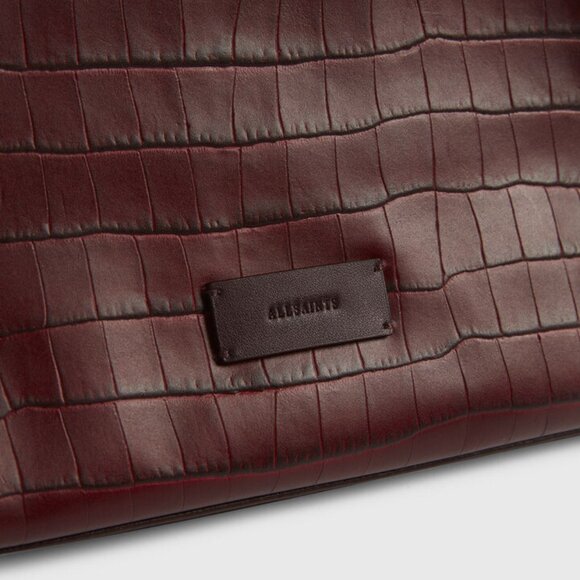 ALLSAINTS Polly Croc-Embossed Large Leather Tote - Picture 5 of 9